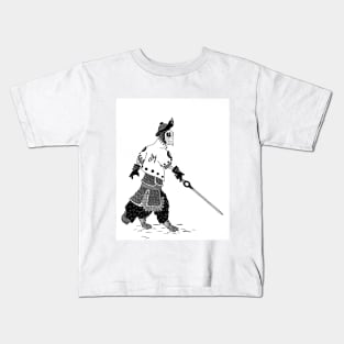 Blind swordsman Kids T-Shirt